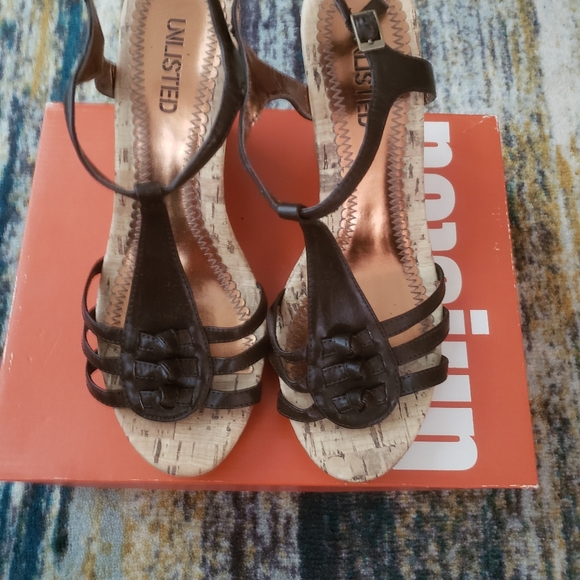 Unlisted Cork Wedge Sandals - Picture 13 of 15